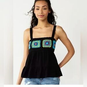 Crotchet Baby Doll Top